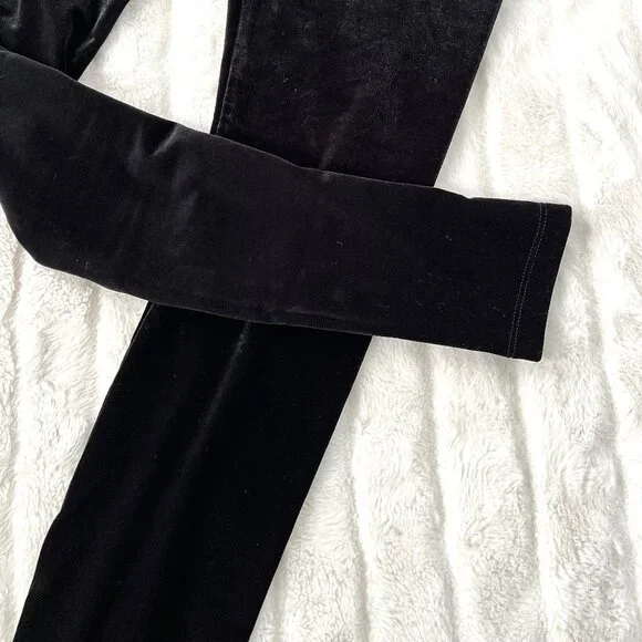 NWT J.Crew Velvet Stretch Leggings (Black) XS - Picture 8 of 8